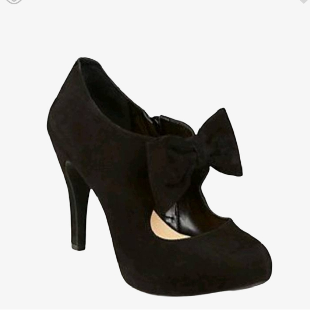 Black Bow Heels Gianni Bini